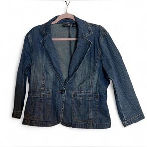 A.N.A denim blazer Size XL #denim #blazer
